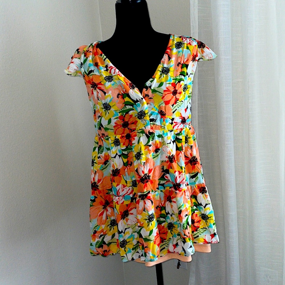 Entro Floral Dress- Girls Small.
